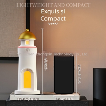 Lampă de proiecție cu far de lună transfrontalieră, atmosferă, lumină de noapte, ornamente de cadouri de sărbători, senzor de corp uman, lampă de atmosferă, lampă de birou inteligentă