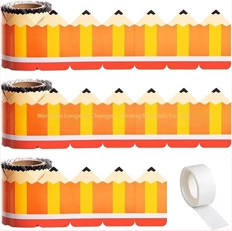 Tablă de avizier ondulată transfrontalieră, bordură cu cretă, creion, autocolant decorativ pentru panou publicitar, autocolant decorativ tip plăcintă