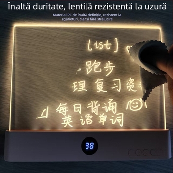 Lampă de învățare Graffiti transfrontalieră nouă lampă de lectură transparentă portabilă, lampă de învățare cu reglare continuă a intensității luminii, lampă de lectură temporizată