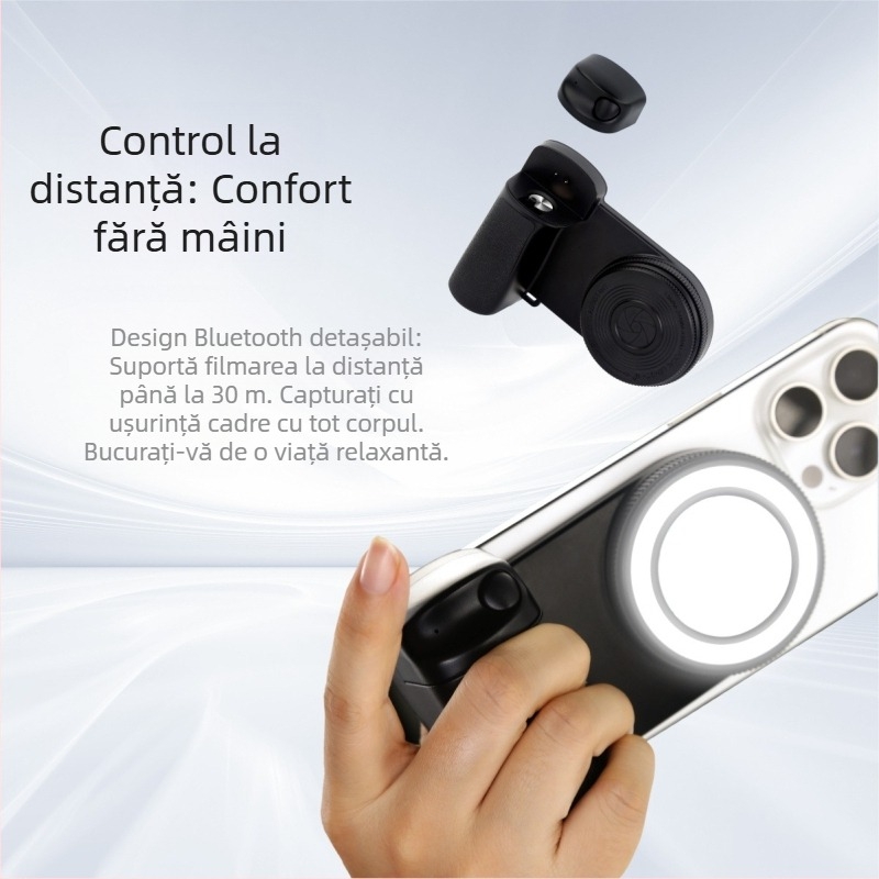 Nou telefon mobil Selfie lumină Bluetooth asistent de fotografiere Selfie inel lumină Live Video fotografiere lumină de umplere