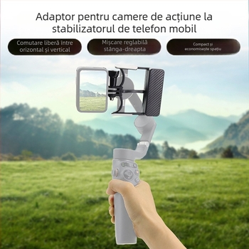 Aplicabil adaptorului de înclinare-panoramă pentru telefon mobil OSMO7P/7/6, adaptorului Action5 pentru GoPro13, aței de înclinare-panoramă