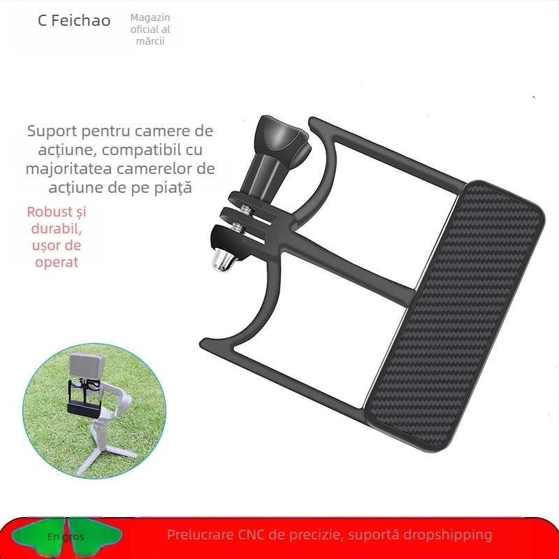 Aplicabil adaptorului de înclinare-panoramă pentru telefon mobil OSMO7P/7/6, adaptorului Action5 pentru GoPro13, aței de înclinare-panoramă