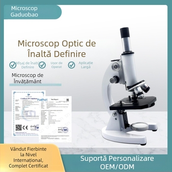 Microscop optic monocular XSP-02, vânzare transfrontalieră, fabricat în China, pentru predarea științifică, portabil, cu surse de microscop biologic