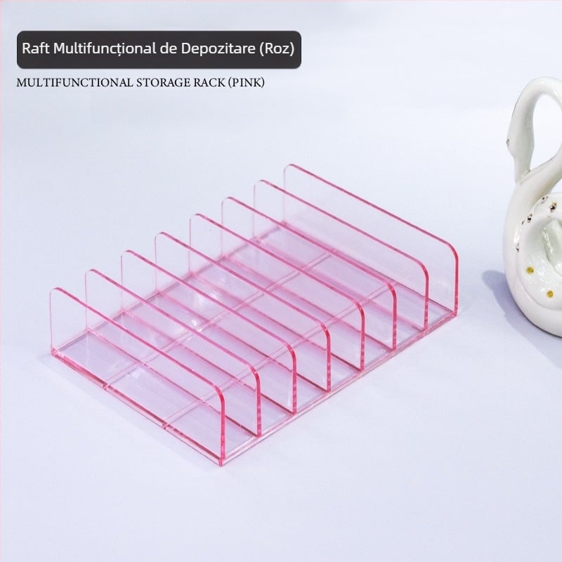 Pernă de aer pudră tort cosmetice pudră fard de pleoape paletă transparentă de depozitare cutie manichiură paletă de culori lucrată manual portabil unghii depozitare raft