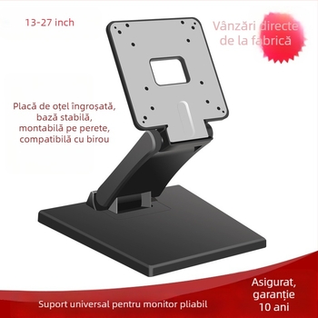 Trei producători de strategie, suport pentru monitor de 13-17-22-24 inch, suport pentru computer cu ecran tactil, bază pliabilă pentru desktop, priză