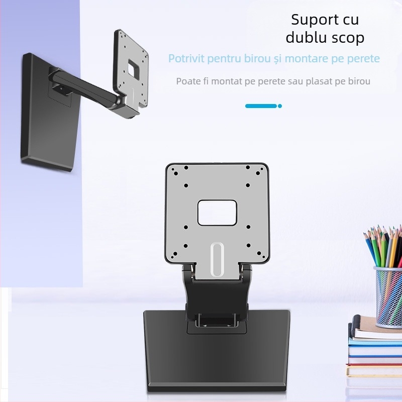 Trei producători de strategie, suport pentru monitor de 13-17-22-24 inch, suport pentru computer cu ecran tactil, bază pliabilă pentru desktop, priză