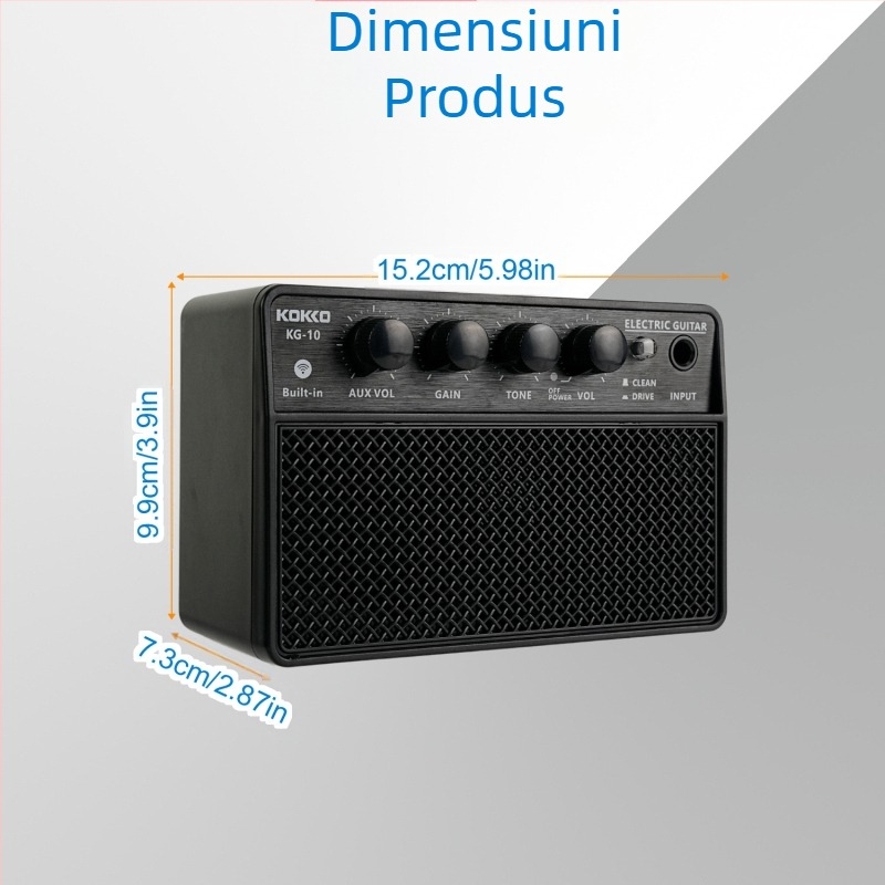 Chitară electrică bas electric difuzor amplificator de sunet 10W portabil mini Bluetooth accesorii audio pentru instrumente
