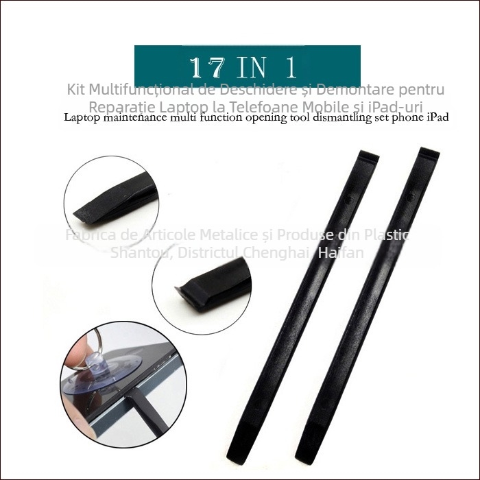OLL-0003 Instrument multifuncțional 17 în 1 pentru repararea telefoanelor mobile și a computerelor, instrument potrivit pentru telefoane mobile și iPad