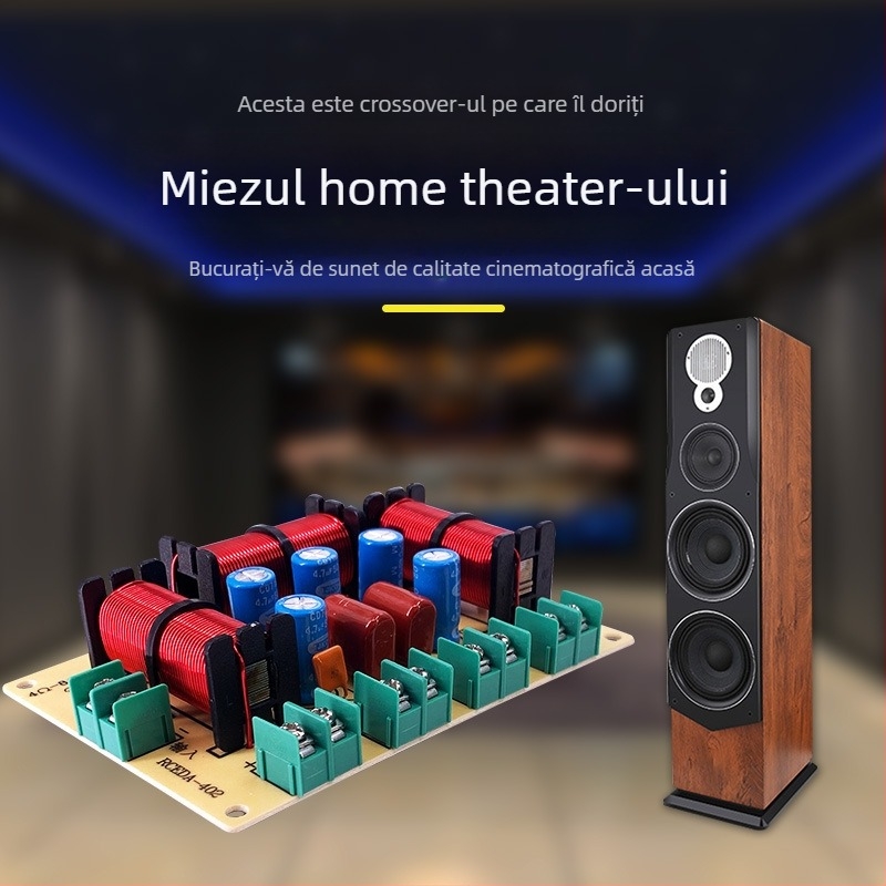Divizor de frecvență unu înalt unu mediu două joase audio pe patru căi difuzor de acasă fără lipire divizor modificat