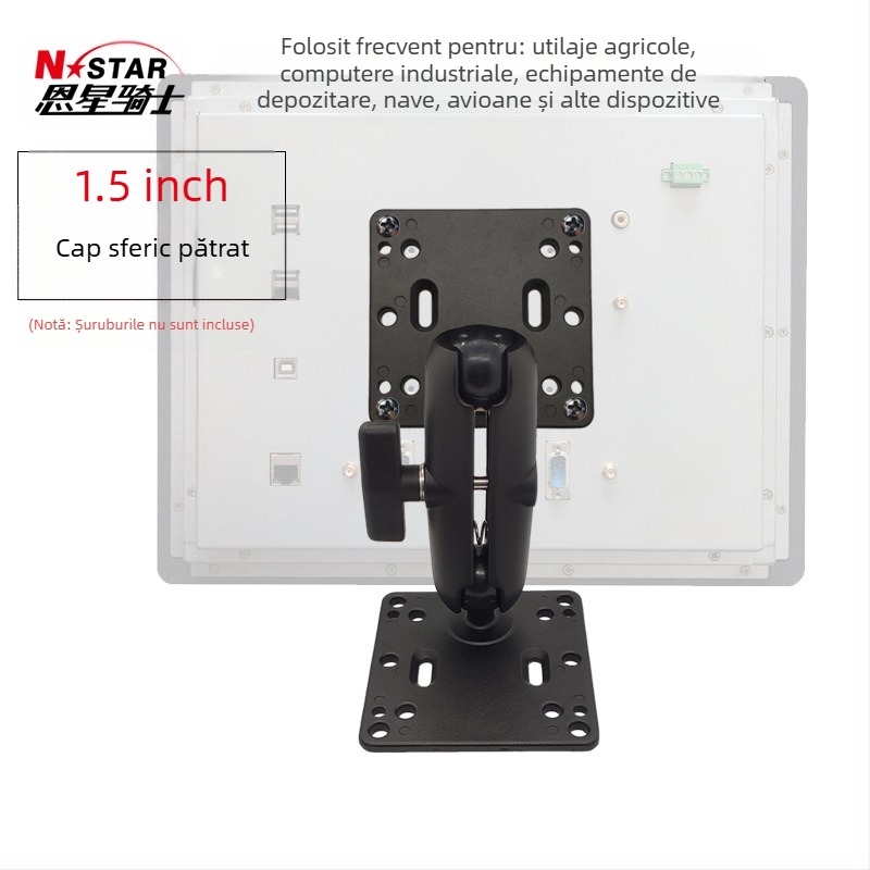 Suport pentru tabletă industrială NSTAR transfrontalieră 246U, scaun de fixare pentru navigator de mașini agricole, cap sferic de 1,5 inch