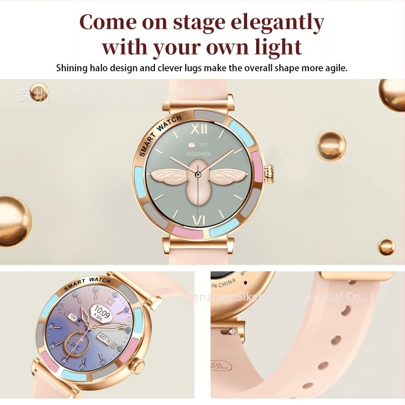 Ceas inteligent transfrontalier H20, accesorii pentru sănătatea femeilor, apelează la ceasul de monitorizare a ciclului fiziologic al somnului pentru femei