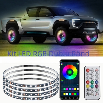Lampă de atmosferă cu LED-uri modificate pentru mașini off-road, vânzare transfrontalieră, lampă de atmosferă colorată cu streamer, lampă de atmosferă colorată