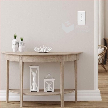 Furnizare panou de comutare cu un singur comutator cu ecartament american, certificare americană, panou de priză de perete din material PC