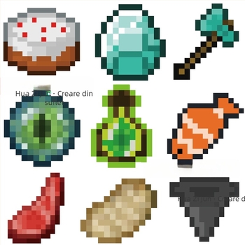 70 de autocolante pentru jocuri de aventură, Pixel Wind Tools, obiecte mici, decorațiuni creative cu graffiti, coajă de telefon mobil, autocolante pentru cont de mână