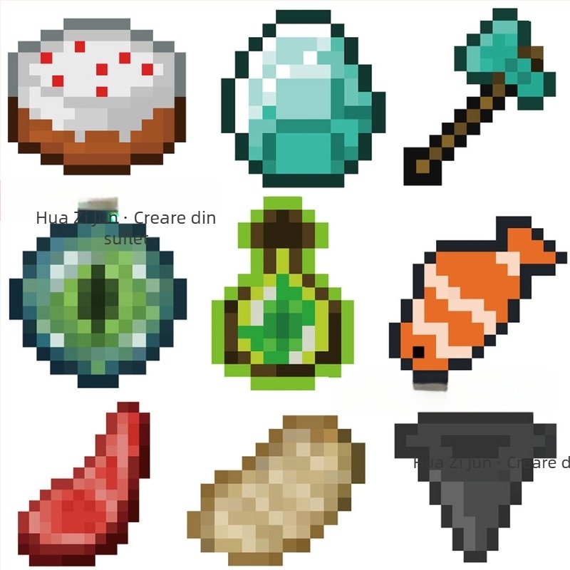 70 de autocolante pentru jocuri de aventură, Pixel Wind Tools, obiecte mici, decorațiuni creative cu graffiti, coajă de telefon mobil, autocolante pentru cont de mână