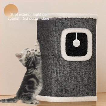 Suport de cățărat pentru pisici, patru anotimpuri, universal, cu prindere, cuib pentru pisici, mare, dublu strat, multistrat, integrat, gaură în copac, cald, cuib pentru pisici, rezistent la uzură, iarnă