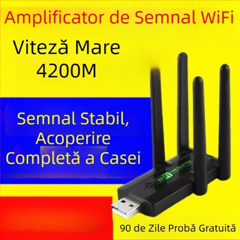 Amplificator de amplificare wireless pentru îmbunătățirea semnalului WiFi, amplificator de extindere a routerului de rețea, convertor și repetor