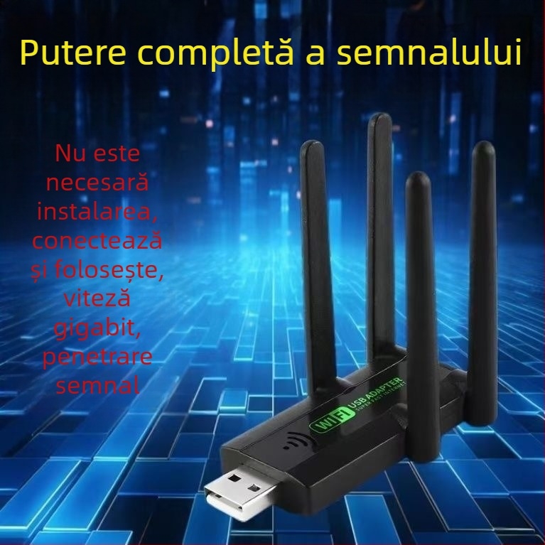 Amplificator de amplificare wireless pentru îmbunătățirea semnalului WiFi, amplificator de extindere a routerului de rețea, convertor și repetor