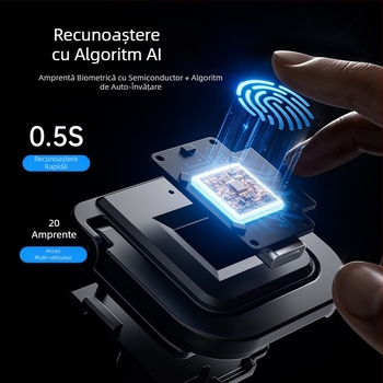 Încuietoare inteligentă cu amprentă pentru sertar, dosar, birou, dulap antifurt, încuietoare pentru dulap, acasă, noptieră, parolă, încuietoare pentru birou