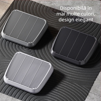 Tavă dublă pentru litiera pisicilor, masă anti-nisip, control al scurgerilor de nisip, tavă specială pentru litiera pisicilor, filtru de înălțime anti-nisip, pedală pentru litiera pisicilor