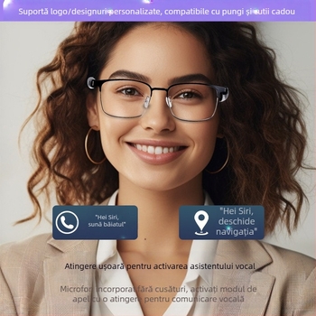 Ascultarea muzicii transfrontaliere, ochelari inteligenți, ochelari Bluetooth, ochelari fotocromatici cu lumină albastră, ochelari de soare pentru apeluri telefonice, lentile înlocuibile, condus și navigare