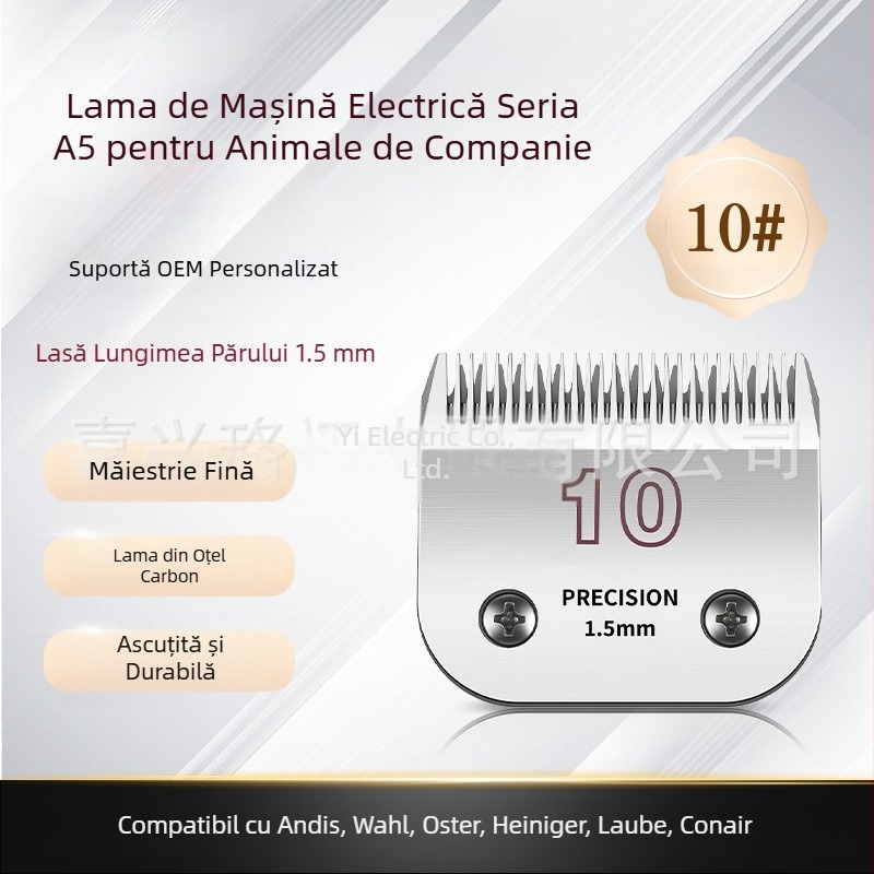 #10 A5 Lamă universală pentru tuns transfrontalieră Cap de tuns electric profesional pentru animale de companie 10/7F/5F/4F/3F