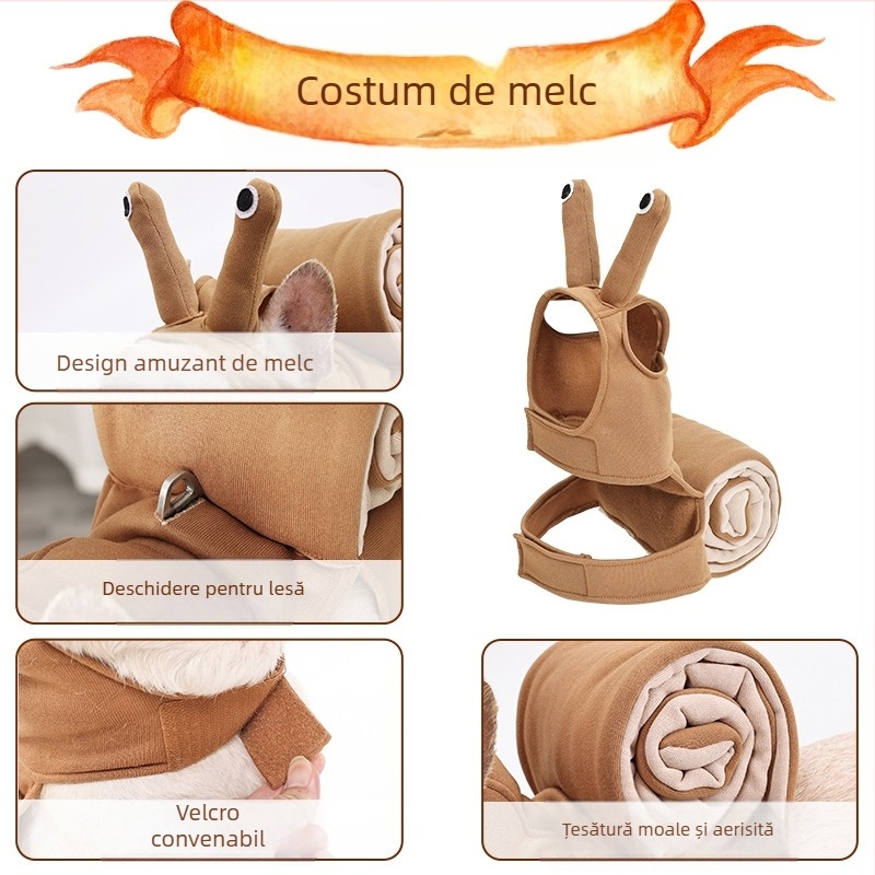Câine grotesc drăguț melc costum de Halloween petrecere zilnică pisicuță costum amuzant creativ dress-up en-gros
