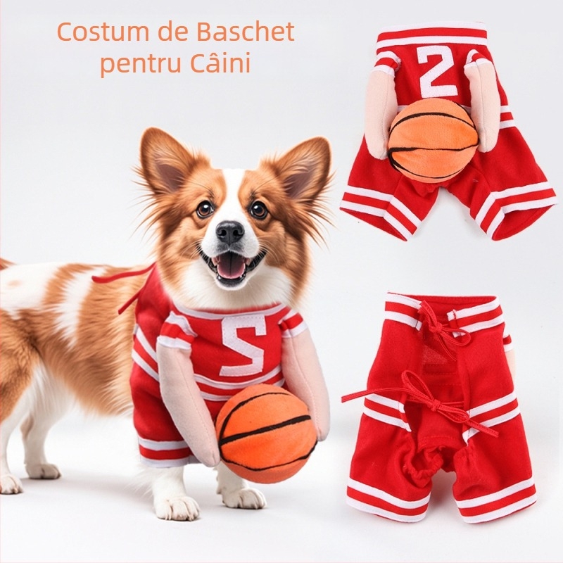 Îmbrăcăminte de baschet pentru câini T New Îmbrăcăminte de baschet pentru câini Îmbrăcăminte de baschet Cospaly pentru personal de baschet Îmbrăcăminte pentru animale de companie Îmbrăcăminte de transformare pentru câini