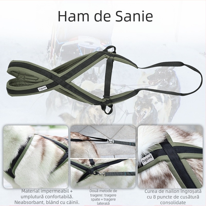 Coarda de tracțiune pentru animale de companie, respirabilă și răcoritoare, curea de piept pentru câini de mers, rezistentă la uzură, anti-rupere, frânghie de mers pe jos pentru câini, anti-pierdere