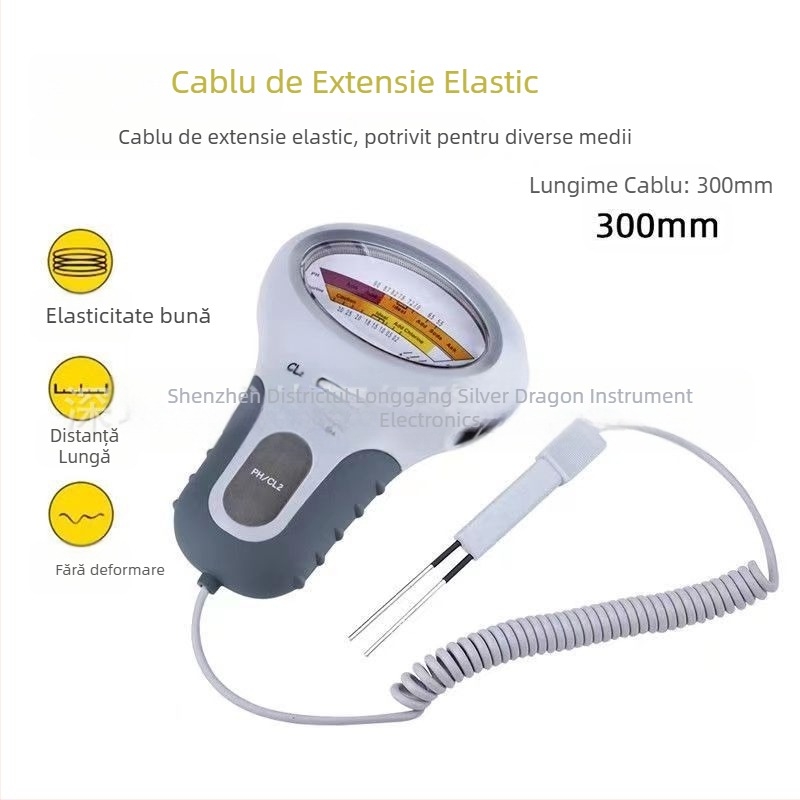 Detector PC102, analizor de calitate a apei pentru saună și piscină, stilou de testare, detector de gaz clor rezidual, stilou de testare a clorului rezidual
