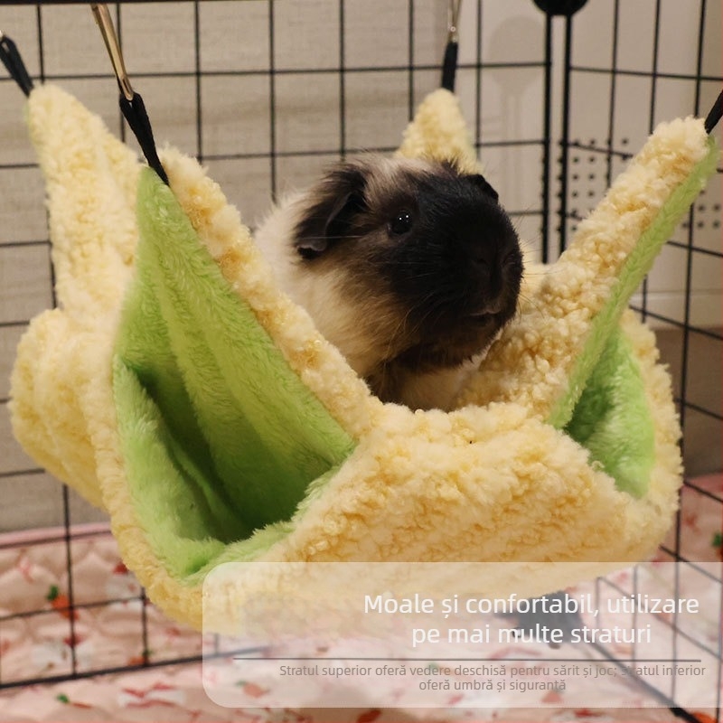 Cuib de hamster, porc olandez, iepure, tunel de evadare, cort de evadare, cuib de patru anotimpuri, universal, canal pentru animale de companie mici, hamac