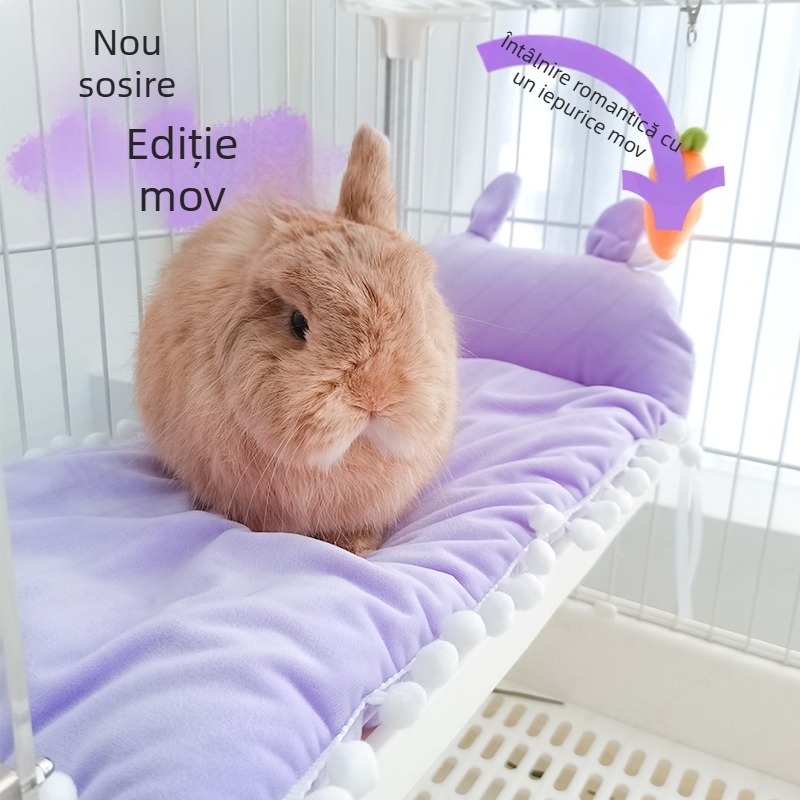 Nou transfrontalier morcov iepure culcat saltea pentru iarnă cald iepure saltea anti-mușcătură iepure pitic chinchilla cobai