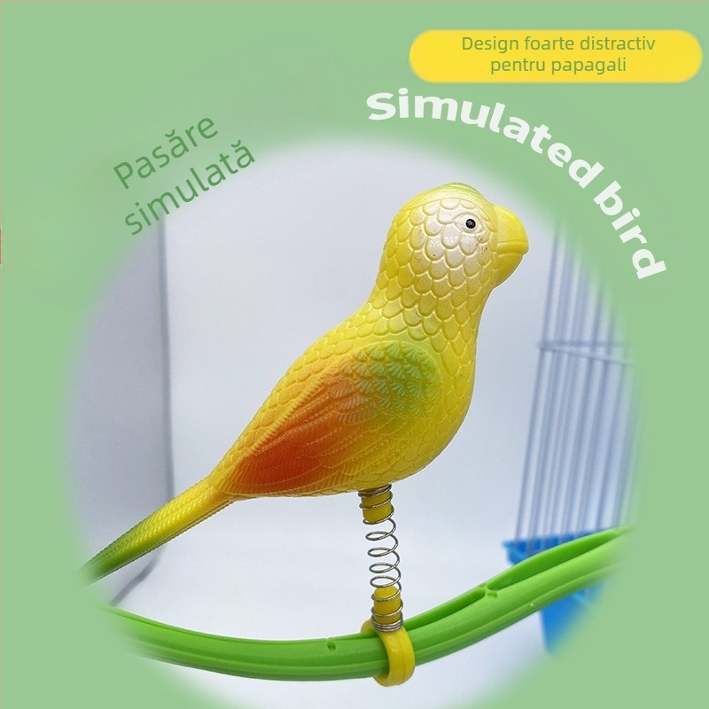 Papagal pasăre jucărie mestecare plictiseală relief pasăre jucărie negru Phoenix bujor stand pol pasăre colivie consumabile papagal pasăre jucărie set