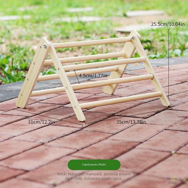 Suport pentru pui, triunghiular din lemn, suport pentru pui, cocoș mare, suport pentru găini, suport pliabil, en-gros din fabrică