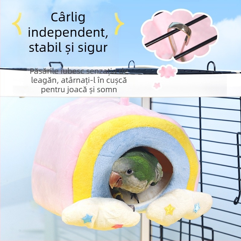 papagal cuib de bumbac cald de iarnă soare mic xuanfeng bujor perlă iarnă special agățat cuib de pasăre dormit cuib de pasăre