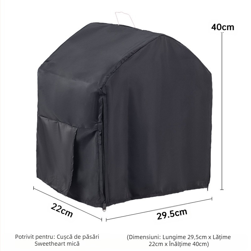 Salopă pentru colivie, izolație termică, umbrire, artefact rezistent la vânt, artefact de iarnă, misterios, piele de tigru, set de păsări, consumabile pentru papagali, en-gros