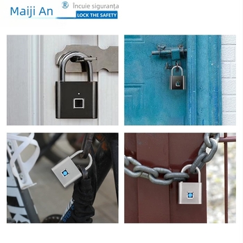 O generație de lacăte inteligente cu amprentă digitală, antifurt pentru acasă, depozit, dormitor, dulap, lacăt electronic cu amprentă mică