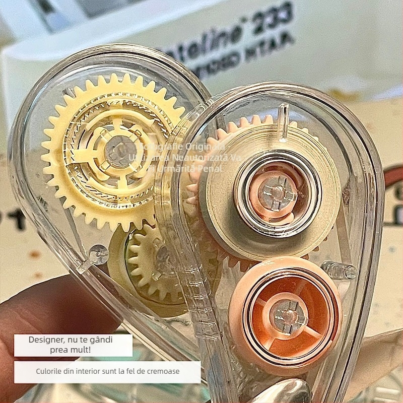 Bandă corectoare mini bască, costum de culoare înaltă, valoare cromatică netedă, bandă corectoare portabilă silențioasă pentru studenți