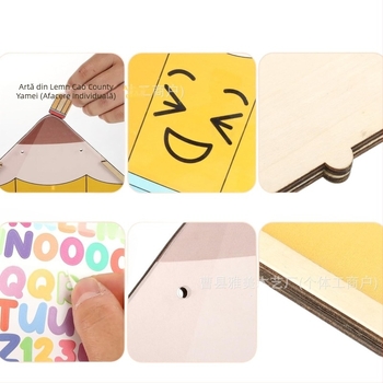 Tablă de înscriere puzzle din lemn, borcan pentru petrecere de nuntă, tablă de înscriere stea, borcan cu recompense pentru copii, borcan cu dorințe în formă de inimă