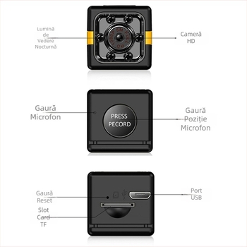 Cameră Fx01 HD 1080 pentru copii, fotografie aeriană, detectare mobilă, sporturi în aer liber, cameră cu viziune nocturnă în infraroșu