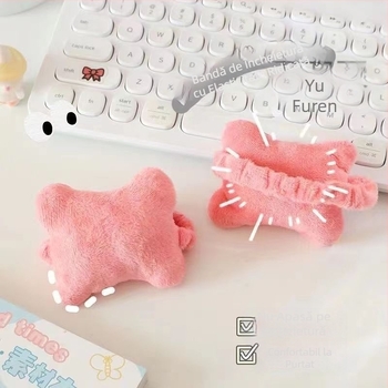 【Pad pentru mouse pentru încheietura mâinii, pernă mică, pernă pentru mână, bandă elastică, suport pentru tastare la tastatură, suport anti-uzură pentru mână, pad pentru mână, suport pentru încheietura mâinii la birou