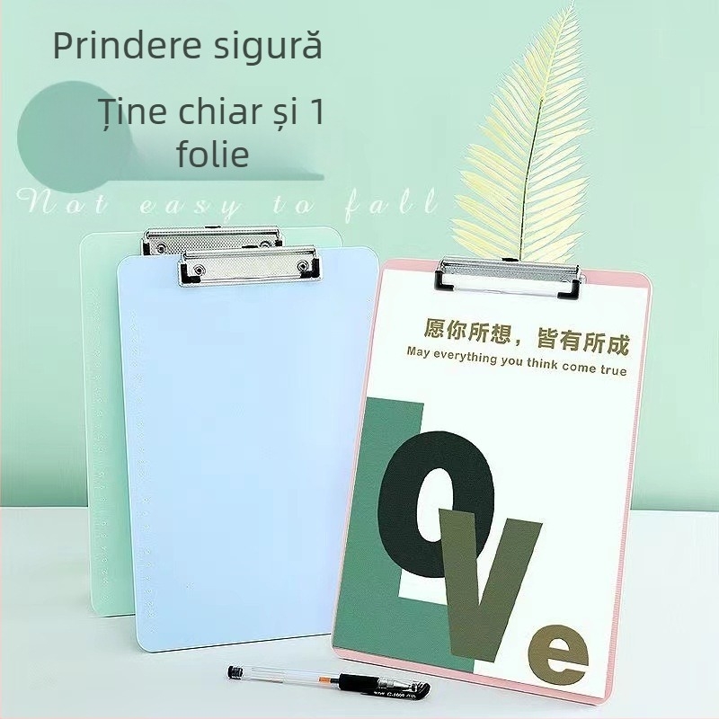 Dosar A4 pentru tabletă, dosar Morandi, dosar cu atele, tablă pentru teme pentru elevi, dosar cu hârtie de testare