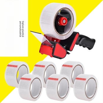 Mașină de sigilat cu bandă metalică de 2 inch, tăietor de bandă portabil, ambalator cu bandă transparentă, vânzări directe din fabrică transfrontaliere