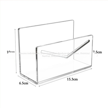 Suport pentru plicuri acrilice transparente, organizator de scrisori, organizator de poștă, suport vertical pentru scrisori, suport pentru facturi