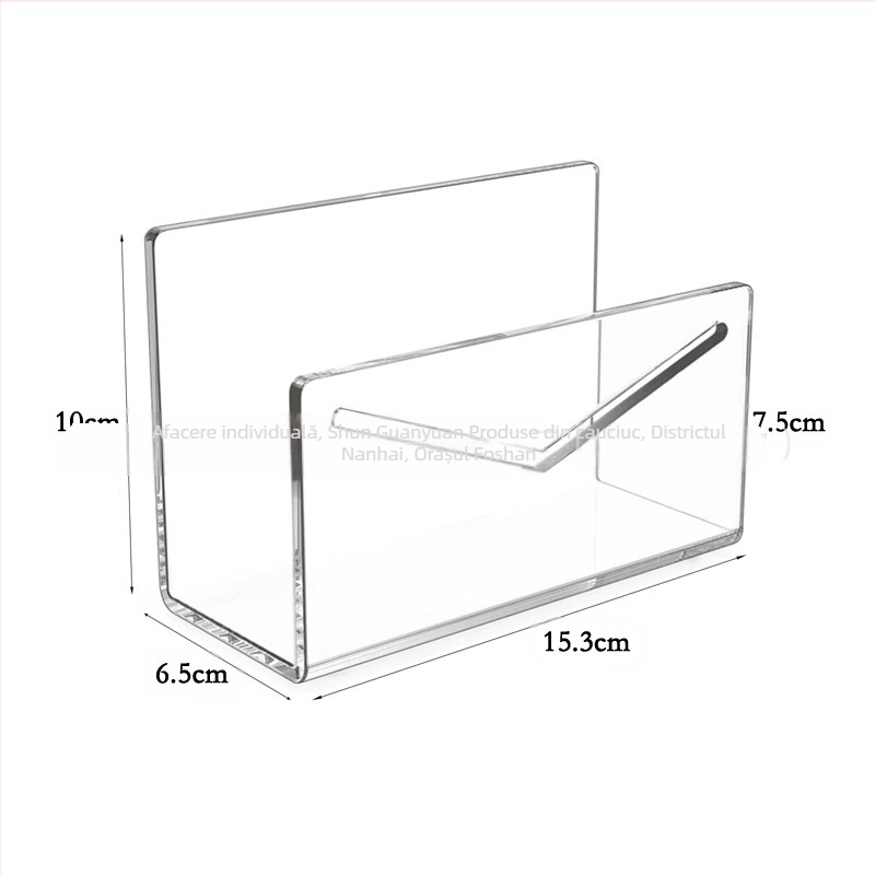 Suport pentru plicuri acrilice transparente, organizator de scrisori, organizator de poștă, suport vertical pentru scrisori, suport pentru facturi