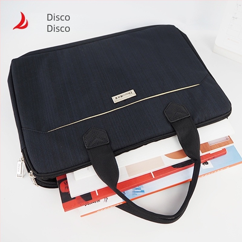 Geantă Deshigao 5183 Oxford din pânză cu lanț dublu, multifuncțională, impermeabilă, pentru depozitarea fișierelor, servietă en-gros