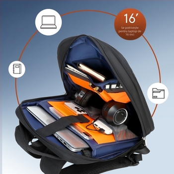 Rucsac de afaceri de înaltă calitate, la modă, impermeabil, pentru bărbați, cu capacitate mare de expansiune, geantă de călătorie multifuncțională pentru computer