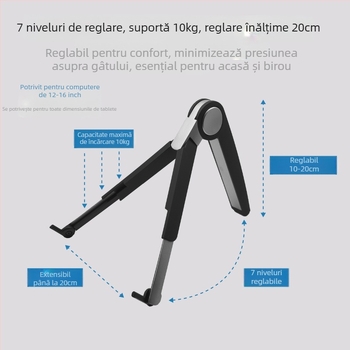 Suport pentru calculator, suport portabil pentru notebook, suport pentru disiparea căldurii, suport leneș pentru tabletă, suport pentru limbă de mare