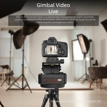 ZIFON stabilizator telefon mobil pan-tilt panoramic follow-up pan-tilt 360 electric pan-tilt desktop YT-1500pro