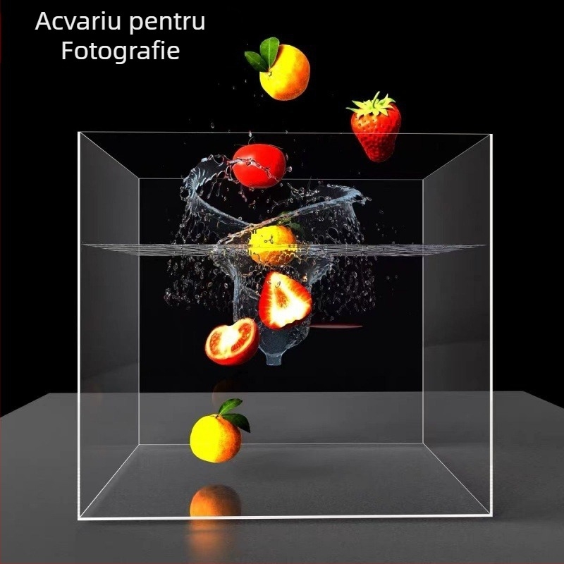 Acrilică adâncă și puțin adâncă rezervor de apă piscină recuzită de tragere de înaltă definiție transparentă subacvatică suspensie cutie de testare